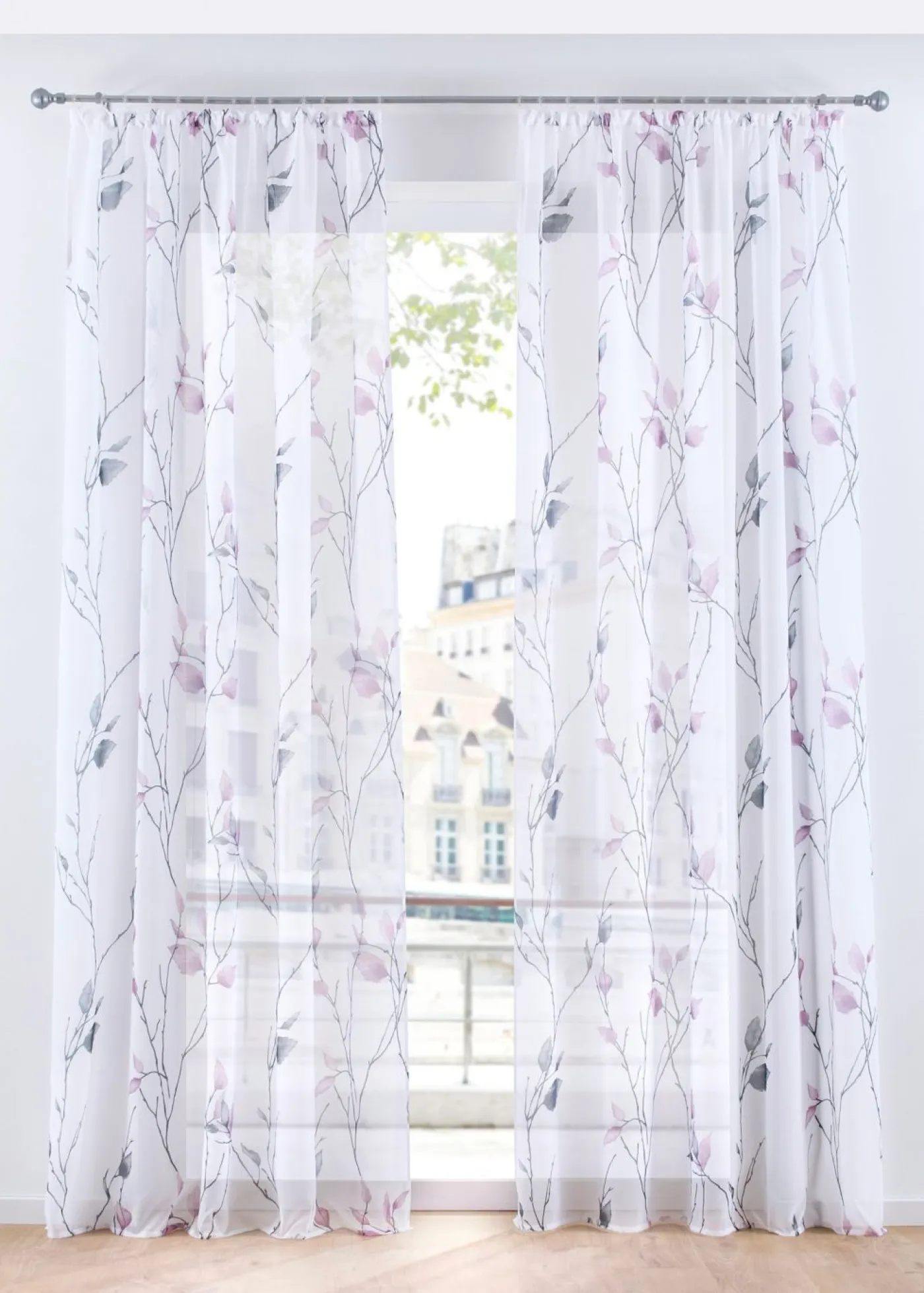 bonprix bonprix Cortina de gasa ligera (1 unidad)