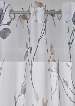 bonprix bonprix Cortinas Baratas|Todas Las Cortinas>Cortina de gasa ligera (1 unidad) arena/blanco/gris