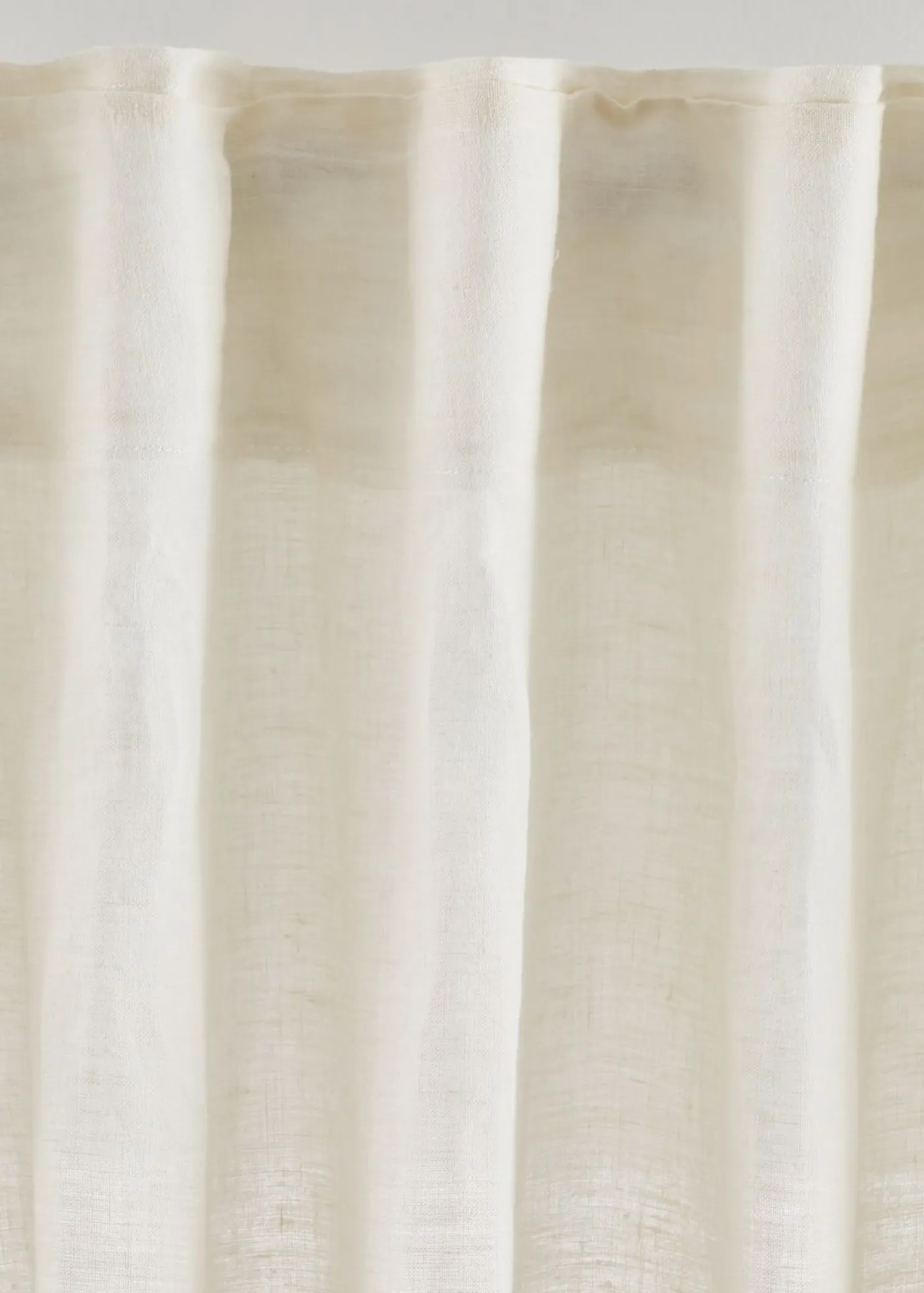 bonprix bonprix Muebles De Sala De Estar·Cortinas De Salón|Cortinas Para Dormitorio>Cortina de lino y algodón (1 unidad) Crema