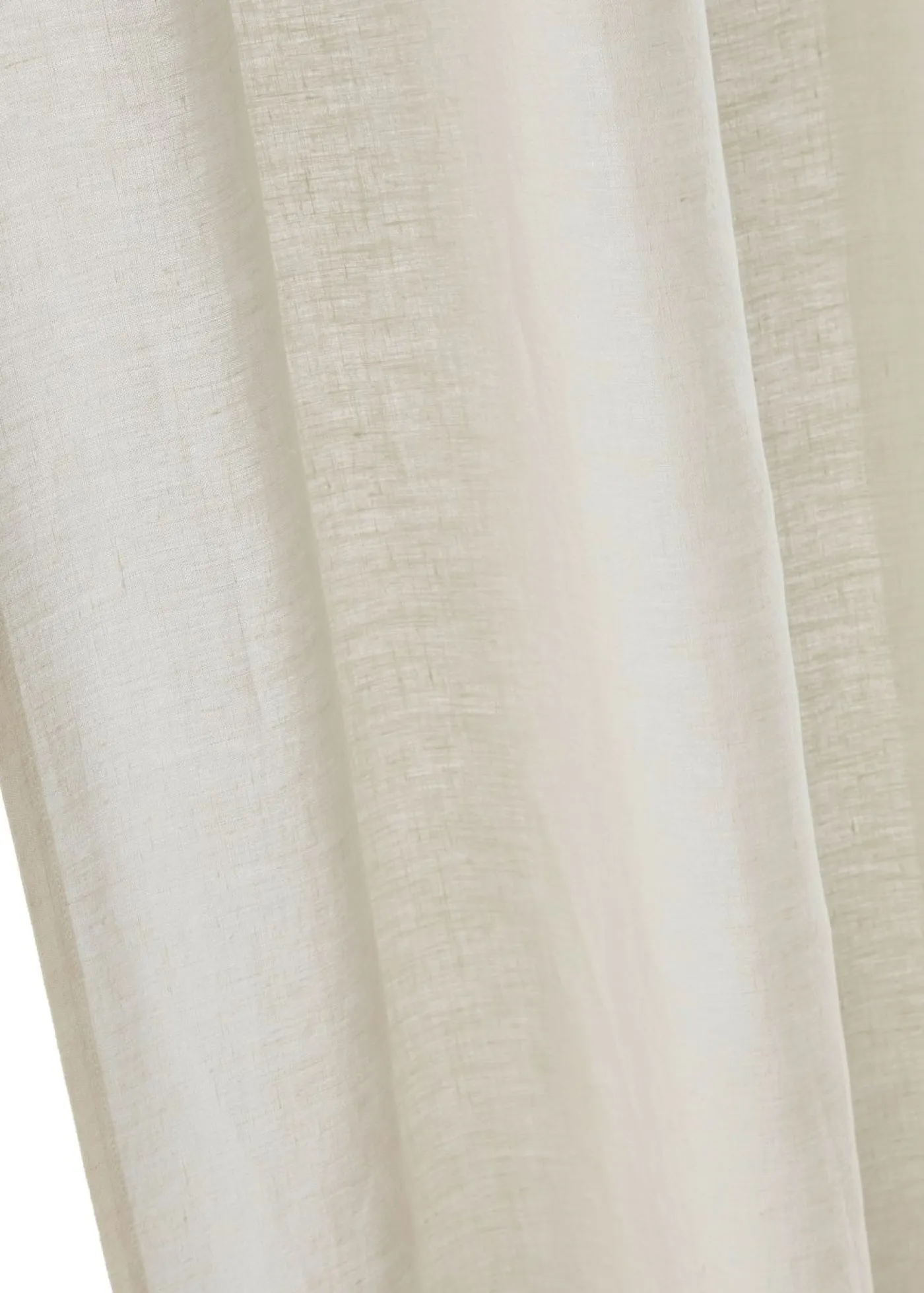 bonprix bonprix Muebles De Sala De Estar·Cortinas De Salón|Cortinas Para Dormitorio>Cortina de lino y algodón (1 unidad) Crema