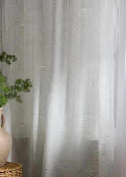 bonprix bonprix Cortina de material sostenible (1 unidad)