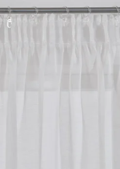 bonprix bonprix Cortina de poliéster reciclado con estampado de flores (1 unidad)