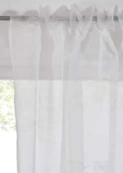 bonprix bonprix Cortina de poliéster reciclado con estampado de flores (1 unidad)