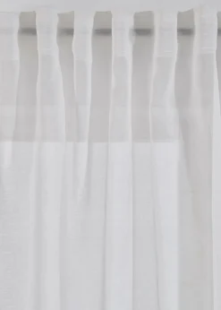 bonprix bonprix Cortina de poliéster reciclado con estampado de flores (1 unidad)