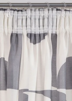 bonprix bonprix Cortina de poliéster reciclado con estampado gráfico (1 unidad)