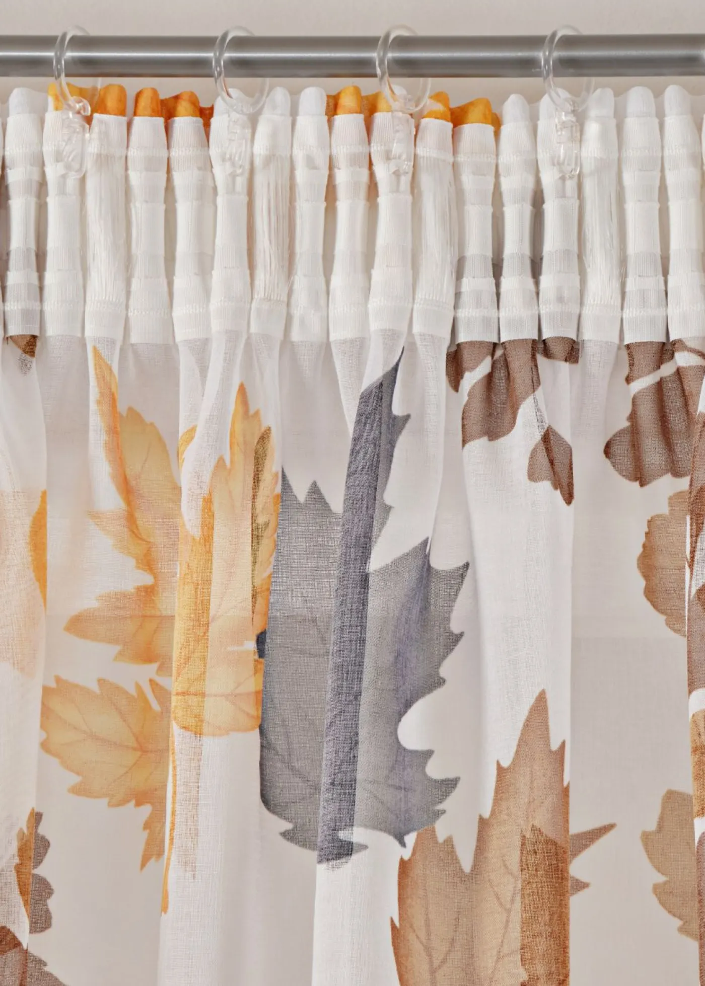 bonprix bonprix Muebles De Comedor·Cortinas Y Estores|Muebles De Sala De Estar·Cortinas De Salón>Cortina de poliéster reciclado (1 unidad) arena-marrón-gris