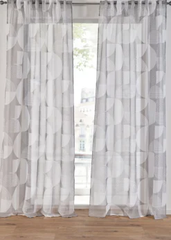 bonprix bonprix Cortina de poliéster reciclado con estampado (1 unidad)