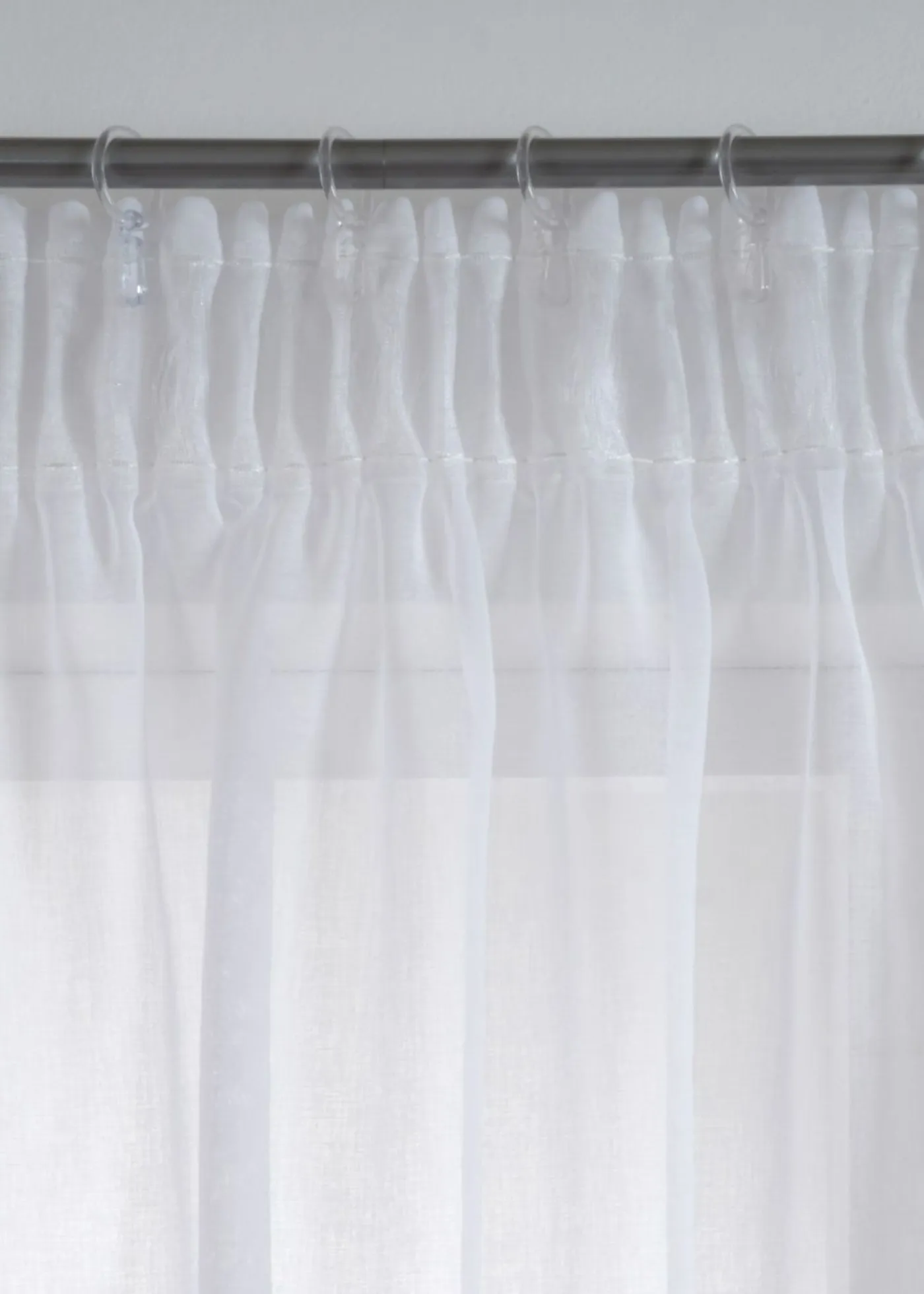 bonprix bonprix Muebles De Sala De Estar·Cortinas De Salón|Todas Las Cortinas>Cortina de poliéster reciclado (1 unidad) Blanco