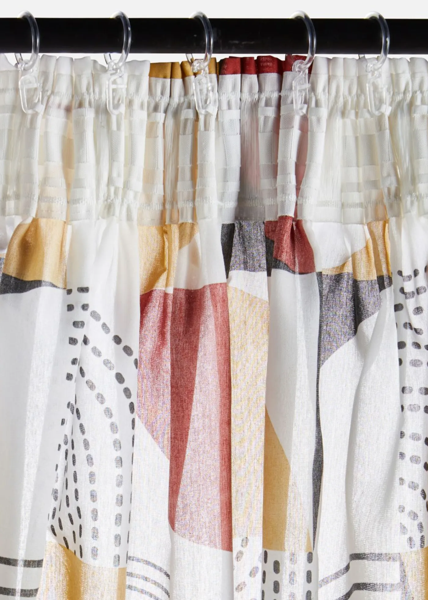 bonprix bonprix Muebles De Comedor·Cortinas Y Estores|Muebles De Sala De Estar·Cortinas De Salón>Cortina de poliéster reciclado (1 unidad) marrón marsala-arena tostado-gris oscuro-plata