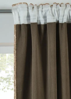 bonprix bonprix Cortina de terciopelo brillante, también en tamaño extralargo (1 unidad)