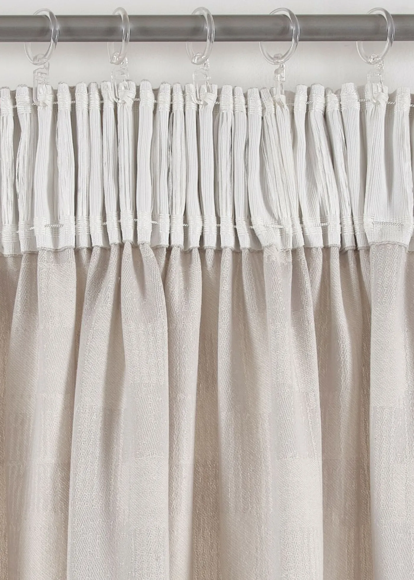 bonprix bonprix Muebles De Sala De Estar·Cortinas De Salón|Cortinas Baratas>Cortina jacquard de algodón orgánico (1 unidad) Gris claro