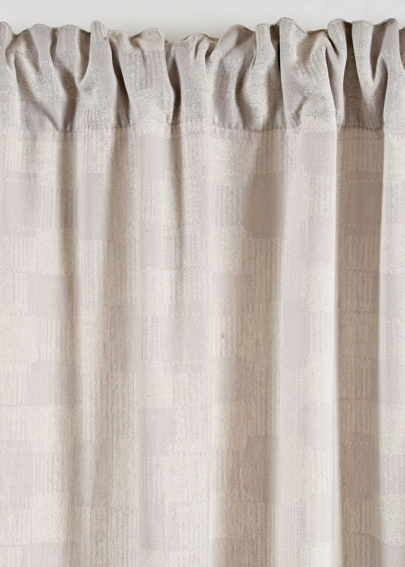 bonprix bonprix Muebles De Sala De Estar·Cortinas De Salón|Cortinas Baratas>Cortina jacquard de algodón orgánico (1 unidad) Gris claro