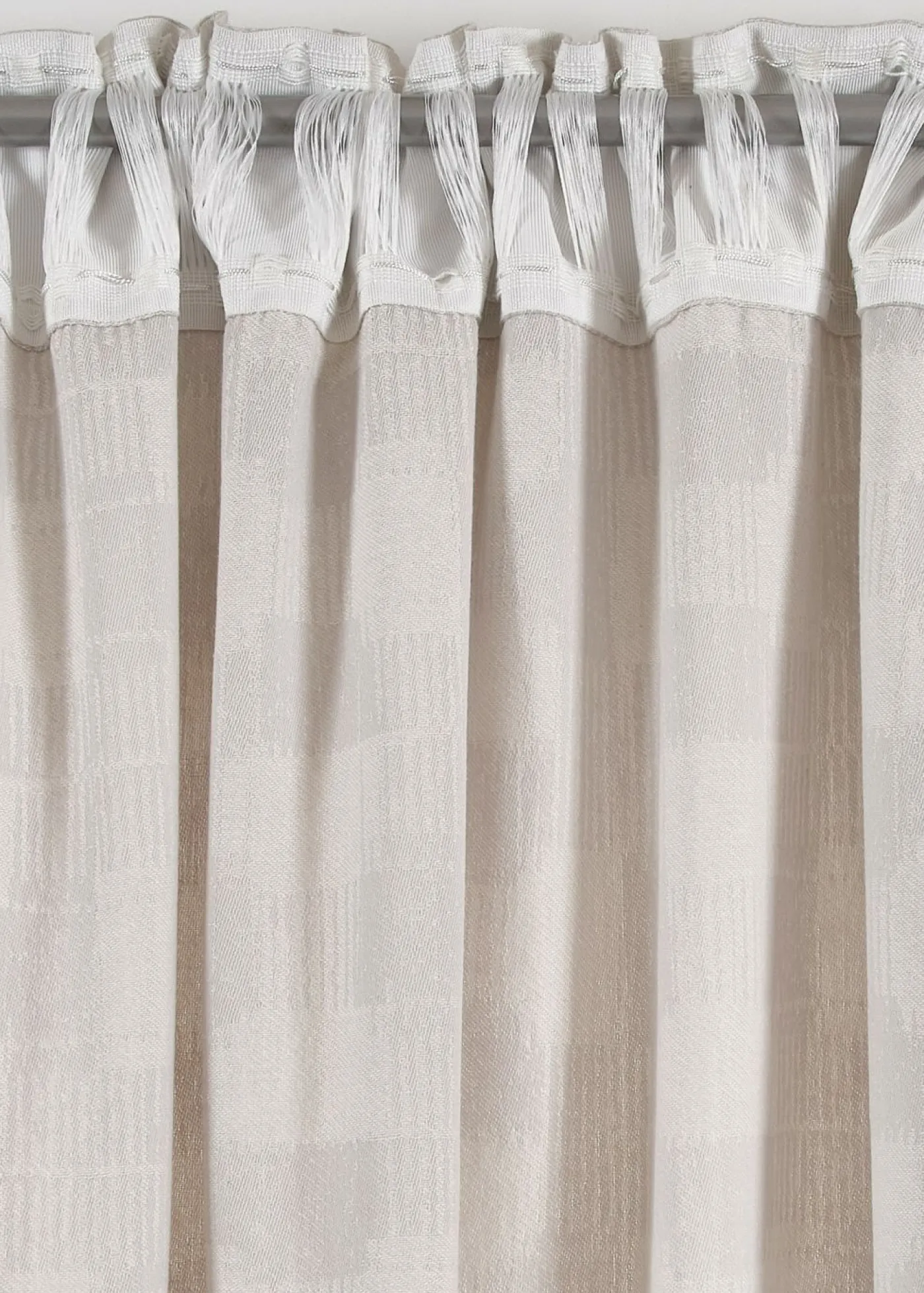 bonprix bonprix Muebles De Sala De Estar·Cortinas De Salón|Cortinas Baratas>Cortina jacquard de algodón orgánico (1 unidad) Gris claro