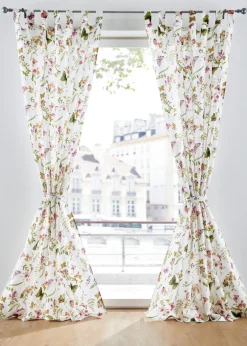 bonprix bonprix Cortina opaca con alzapaños (1 unidad)