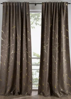 bonprix bonprix Cortina oscurecedora con estampado brillante (1 unidad)