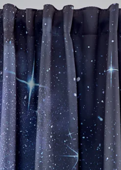 bonprix bonprix Cortina oscurecedora con motivo de cielo nocturno (2 unidades)