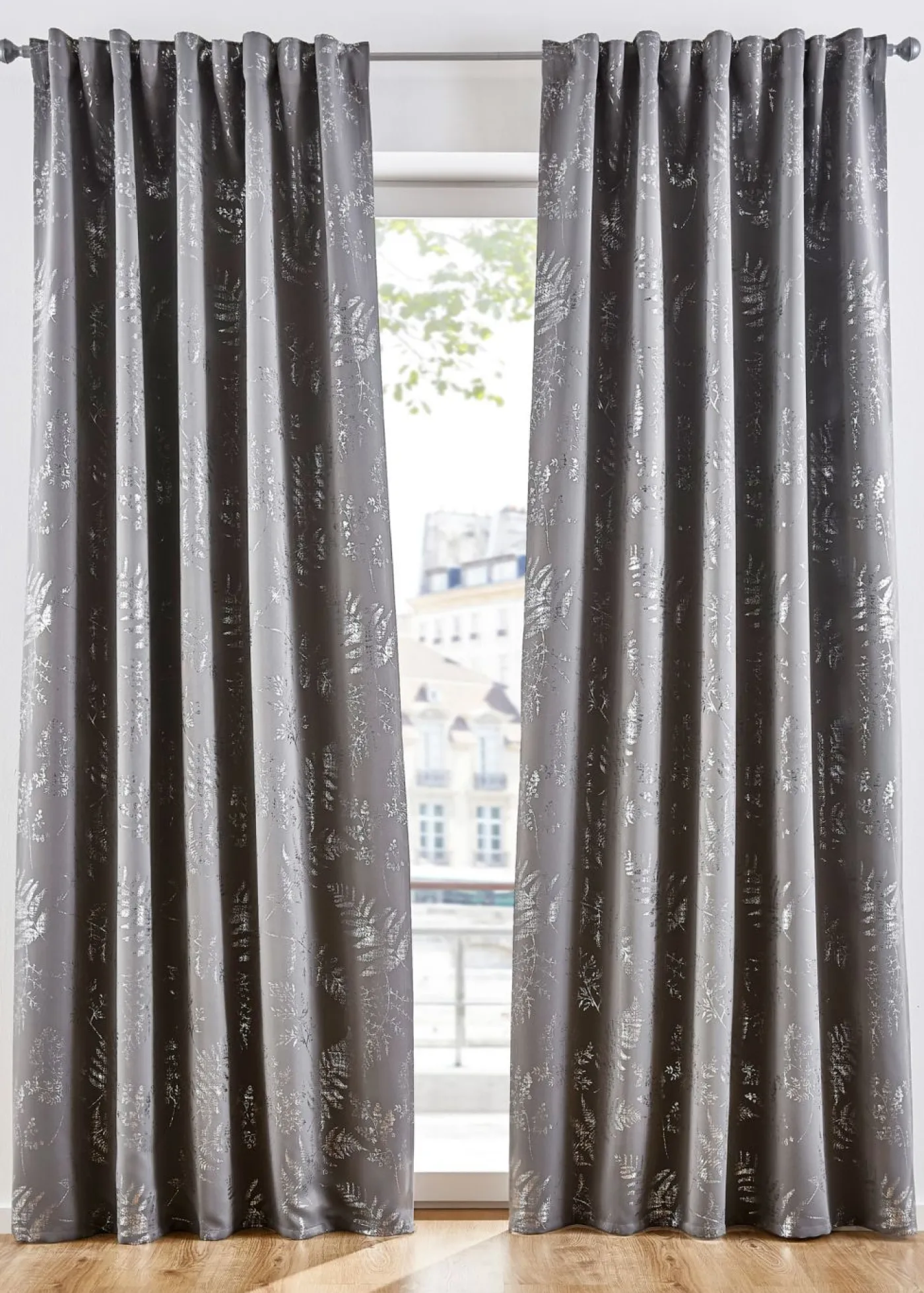 bonprix bonprix Cortina oscurecedora con patrón brillante (1 unidad)