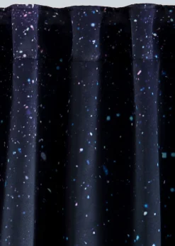 bonprix bonprix Muebles De Dormitorio·Cortinas Opacas|Cortinas Opacas>Cortina oscurecedora con motivo de cielo nocturno (1 unidad) Negro-azul