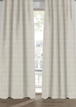 bonprix bonprix Muebles De Dormitorio·Cortinas Opacas|Cortinas Opacas>Cortina oscurecedora con estructura elegante (1 unidad) Beige