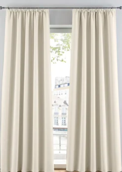 bonprix bonprix Muebles De Dormitorio·Cortinas Opacas|Cortinas Opacas>Cortina oscurecedora en varios tamaños (1 unidad) Crudo