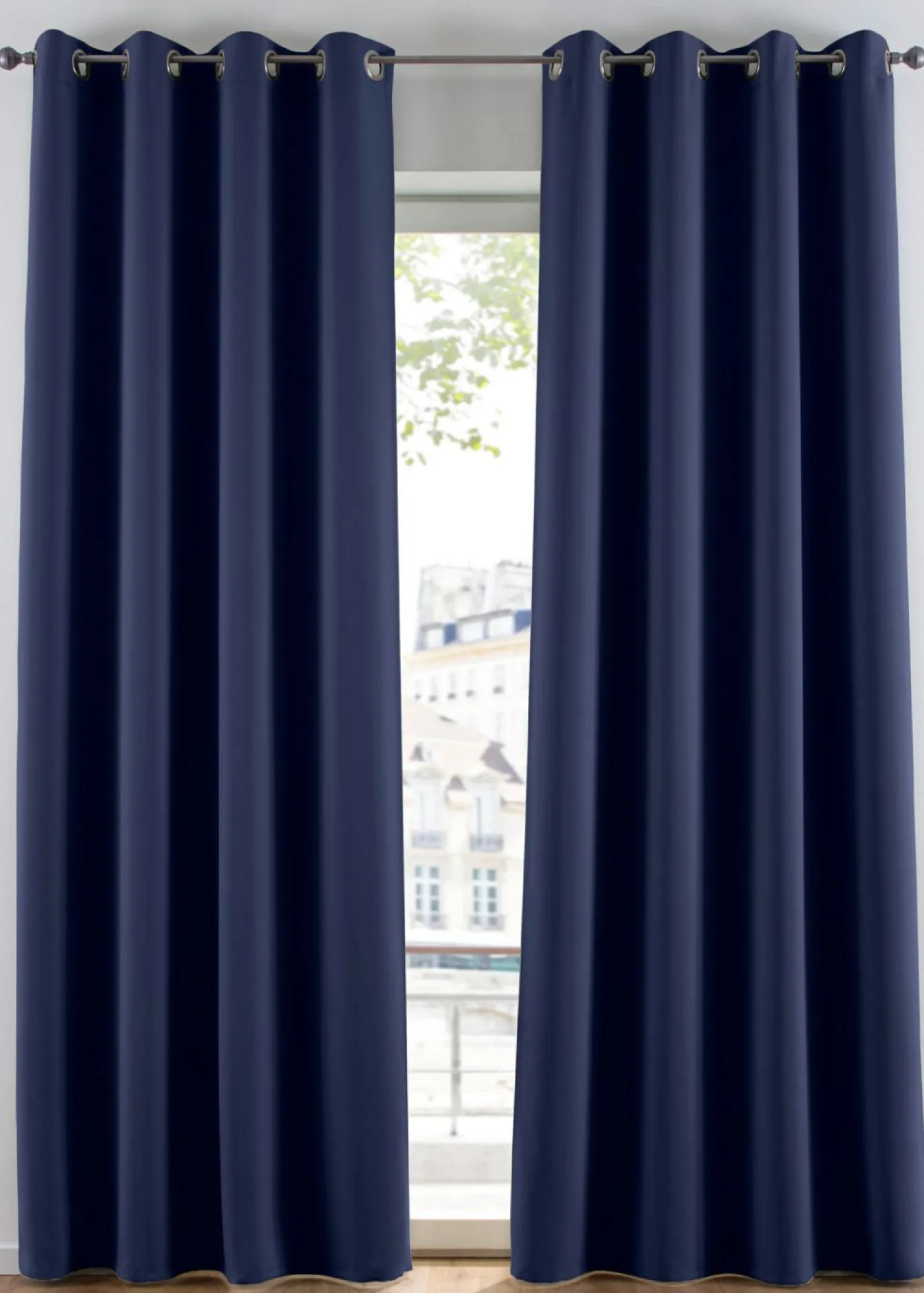 bonprix bonprix Muebles De Dormitorio·Cortinas Opacas|Cortinas Opacas>Cortina oscurecedora en varios tamaños (1 unidad) Azul marino