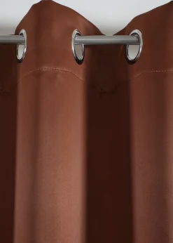 bonprix bonprix Muebles De Dormitorio·Cortinas Opacas|Cortinas Opacas>Cortina oscurecedora en varios tamaños (1 unidad) Marrón oscuro