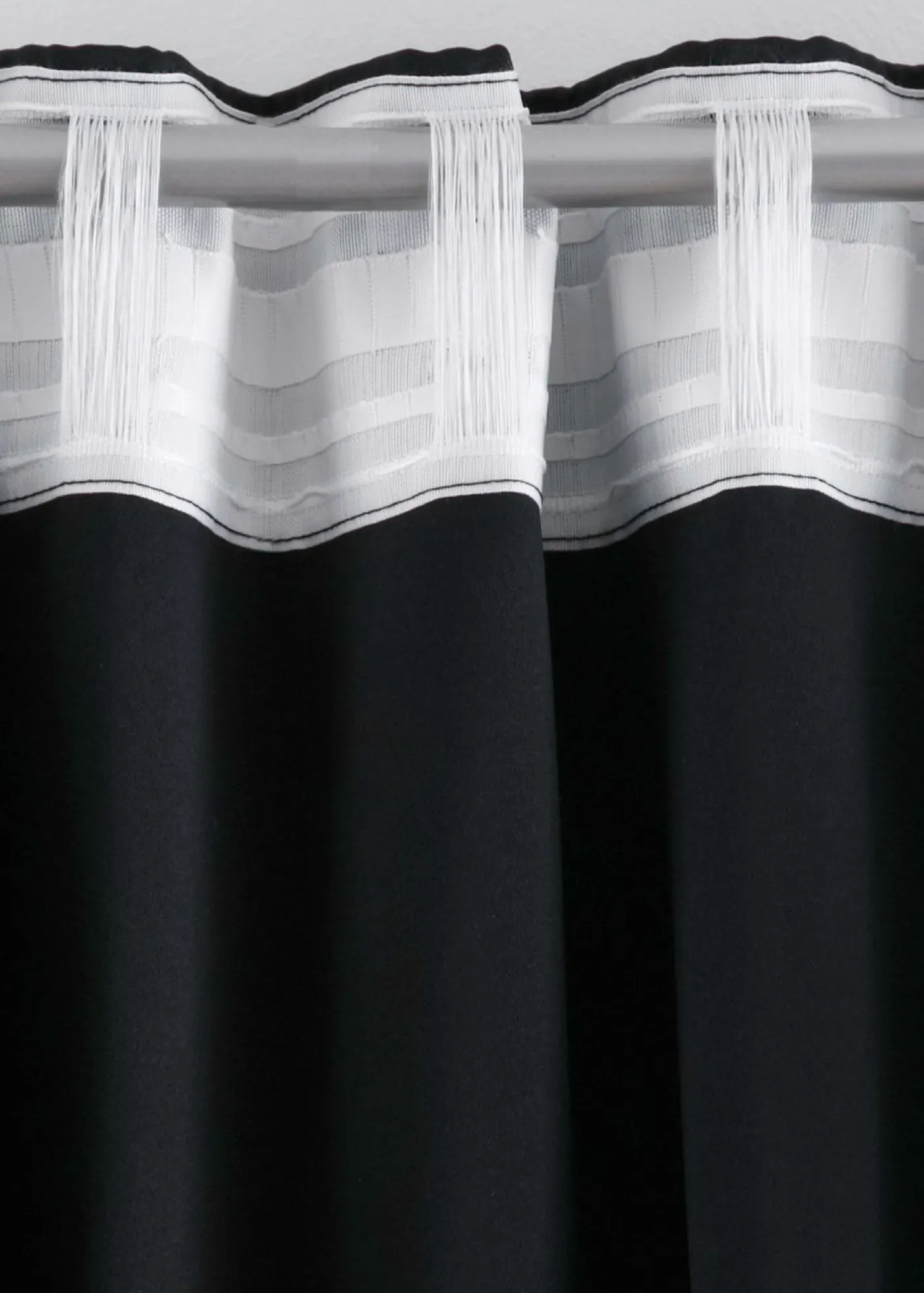 bonprix bonprix Muebles De Dormitorio·Cortinas Opacas|Cortinas Opacas>Cortina oscurecedora en varios tamaños (1 unidad) Negro