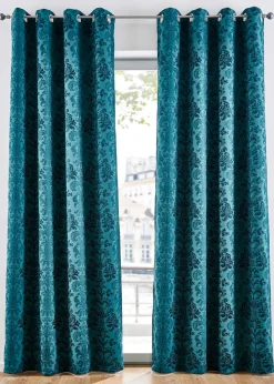 bonprix bonprix Muebles De Dormitorio·Cortinas Opacas|Cortinas Opacas>Cortina oscurecedora en varios tamaños (1 unidad) verde botella