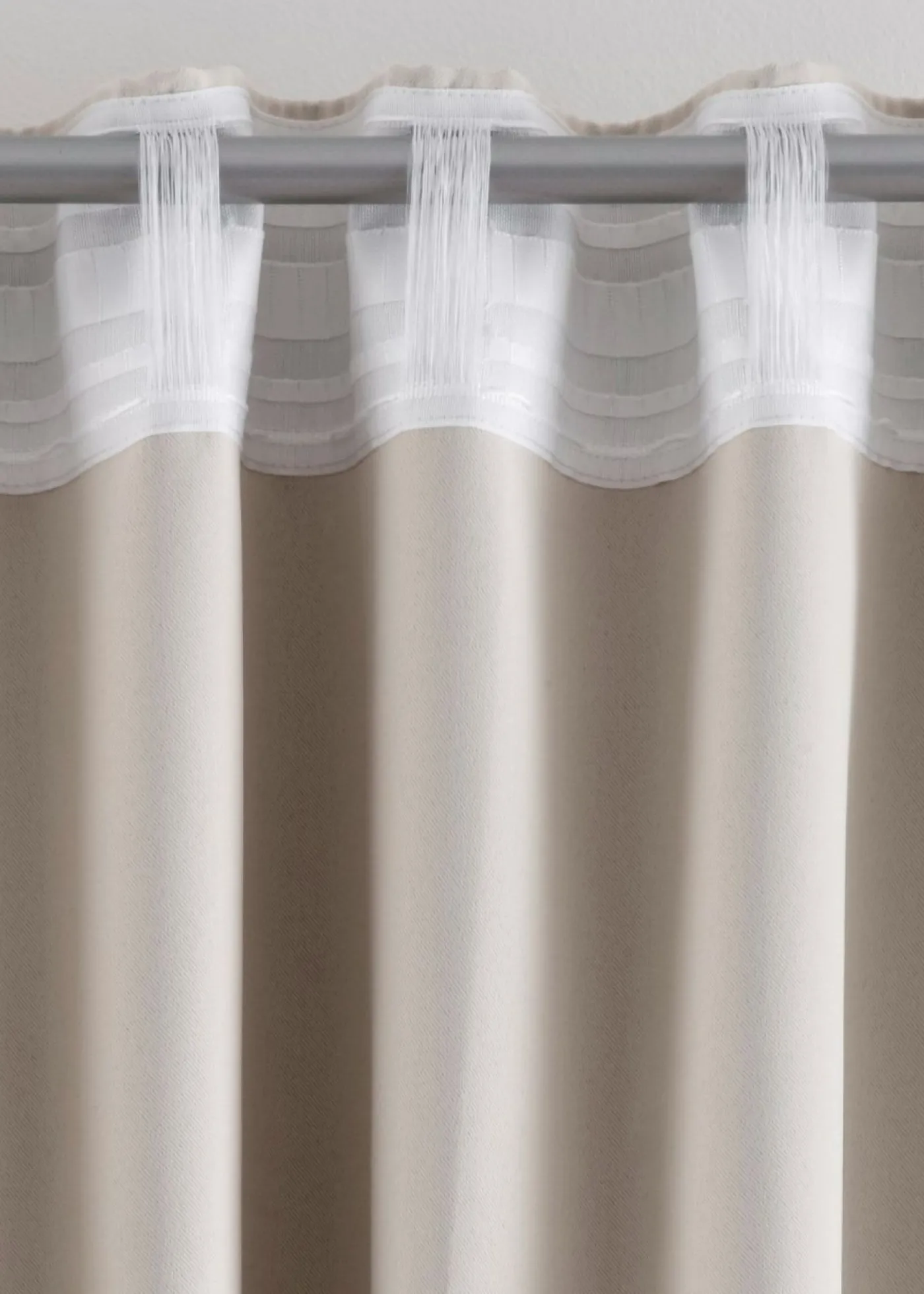 bonprix bonprix Muebles De Dormitorio·Cortinas Opacas|Cortinas Opacas>Cortina oscurecedora en varios tamaños (1 unidad) Crudo