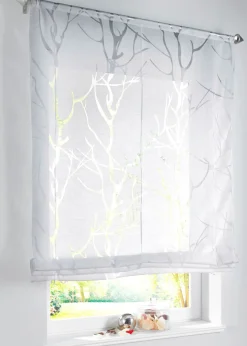 bonprix bonprix Estores Romanos>Cortina plegable "Royal" Blanco