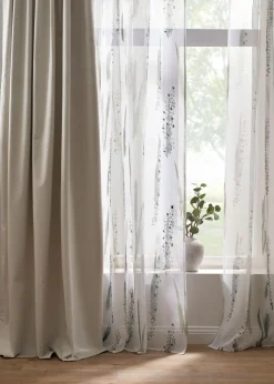 bonprix bonprix Cortina térmica oscurecedora con superficie aterciopelada (1 unidad)