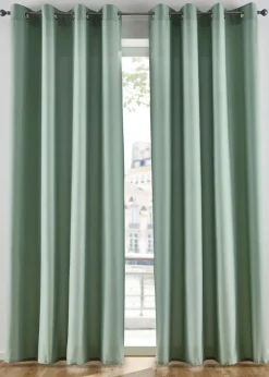 bonprix bonprix Cortinas de microfibra de fácil cuidado (2 unidades)