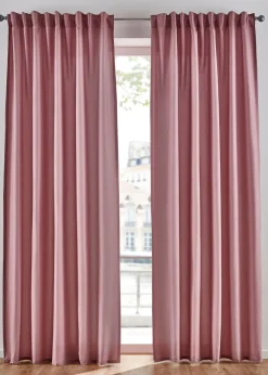 bonprix bonprix Cortinas de microfibra de fácil cuidado (2 unidades)