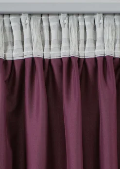 bonprix bonprix Muebles De Sala De Estar·Cortinas De Salón|Cortinas Para Dormitorio>Cortinas de microfibra de fácil cuidado (2 unidades) antracita