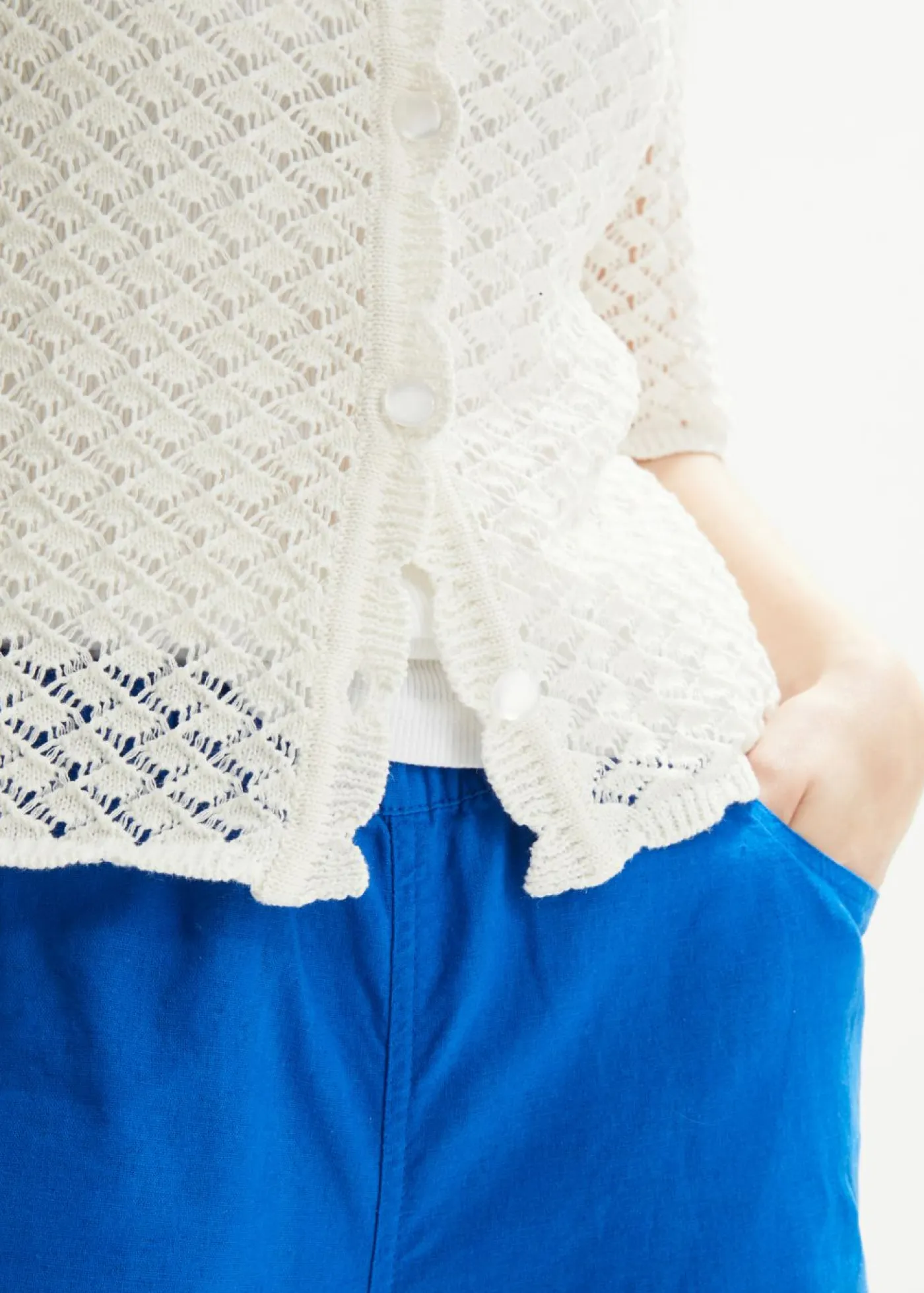 bonprix bonprix Jerséis|Ropa De Punto>Cárdigan Blanco