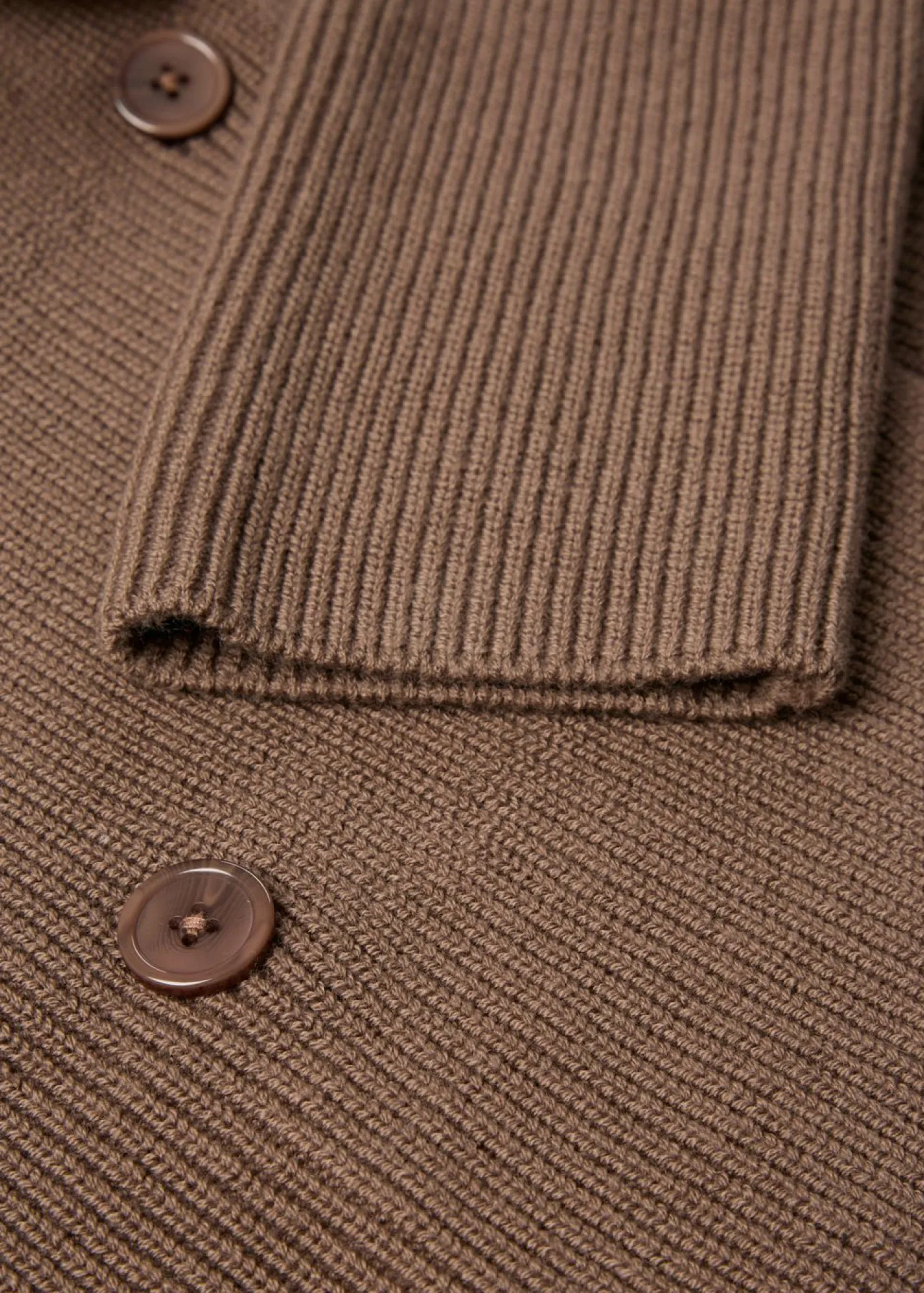 bonprix bonprix Jerséis|Ropa De Punto>Cárdigan con lana marrón arcilla