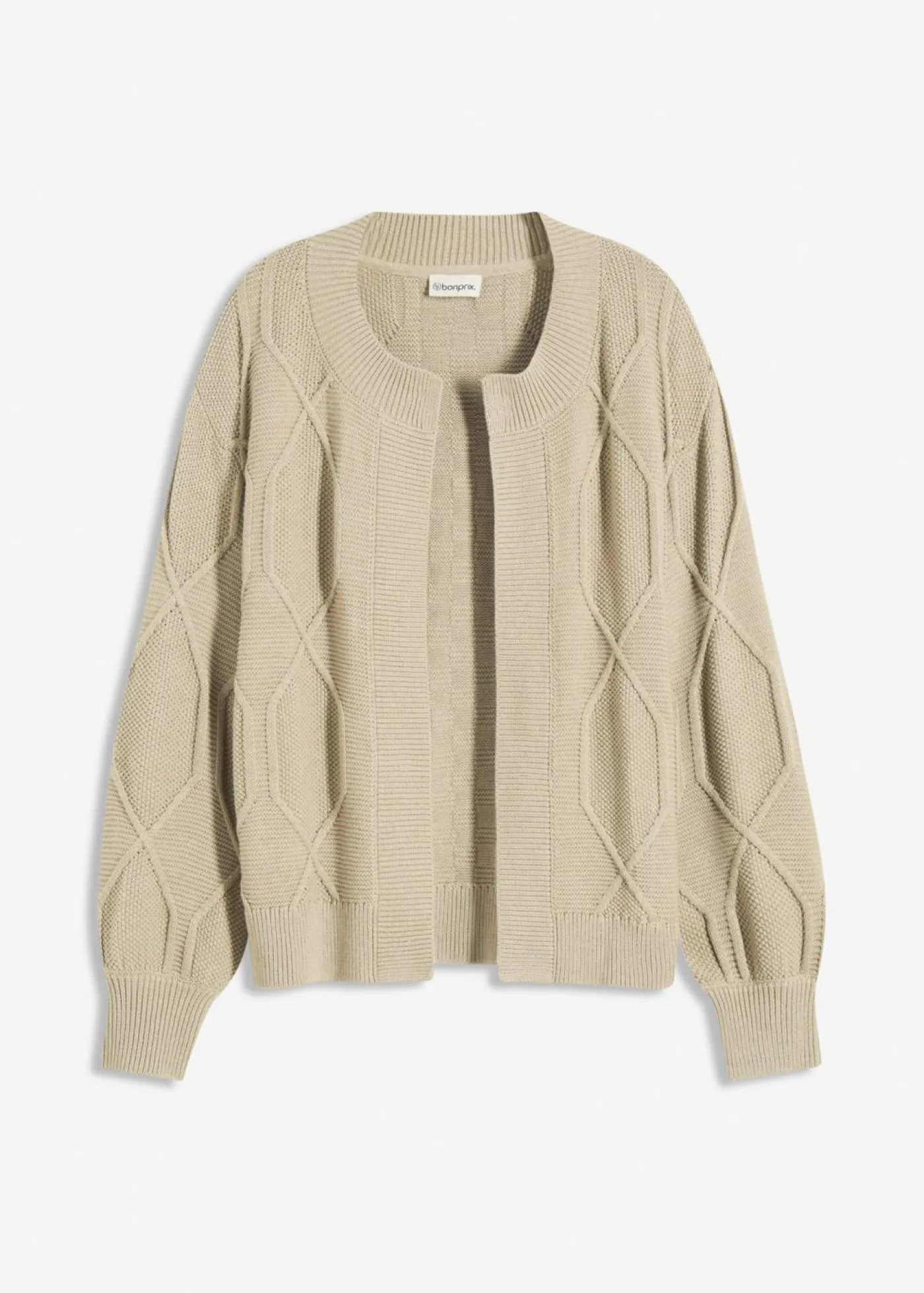 Mujer bonprix bonprix Cárdigan con patrón trenzado