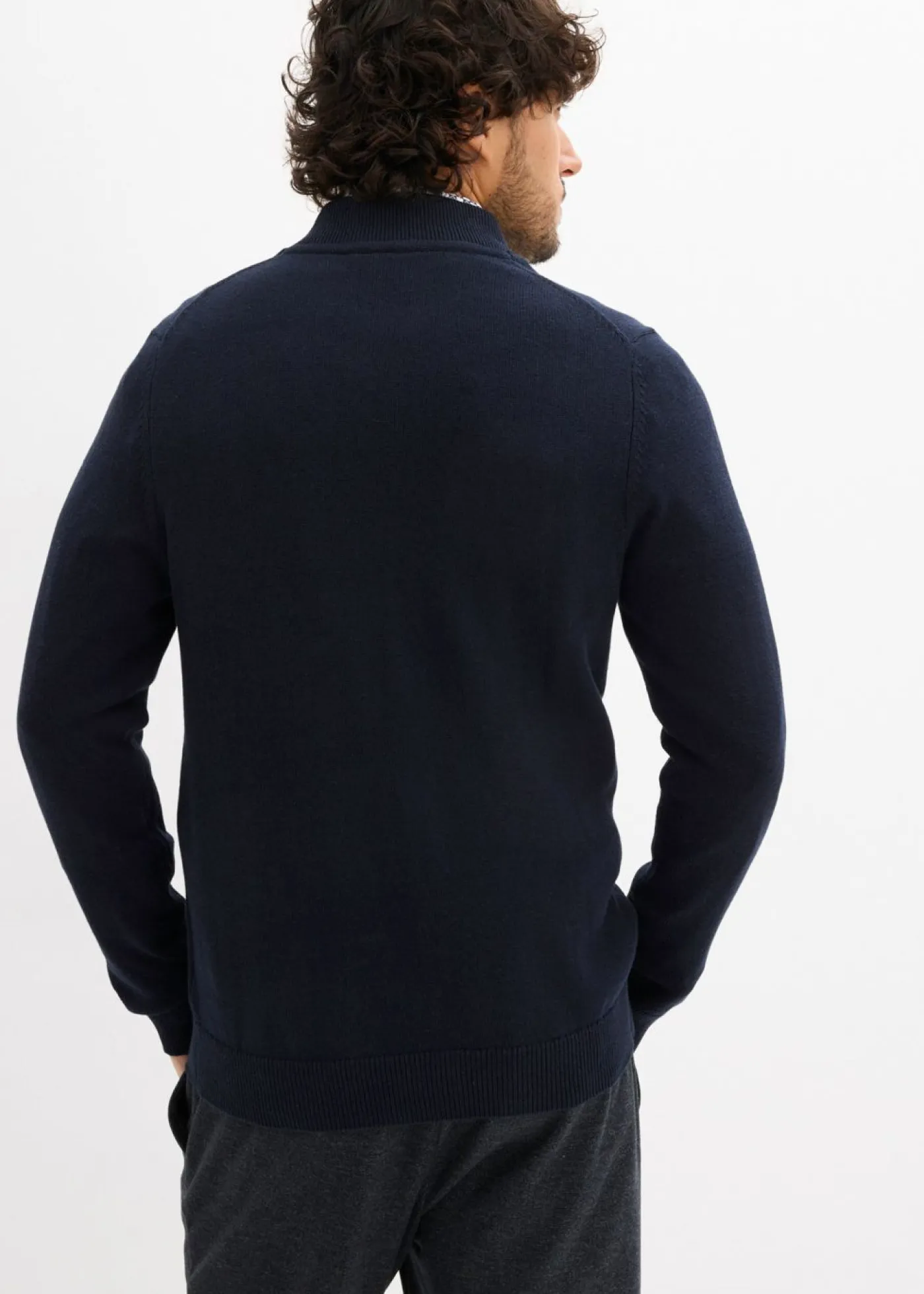 bonprix bonprix Jerséis Y Cárdigans>Cárdigan con regular fit Azul marino