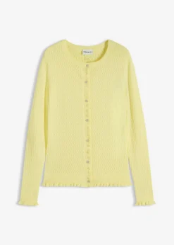 Mujer bonprix bonprix Cárdigan de ajour de mezcla de algodón