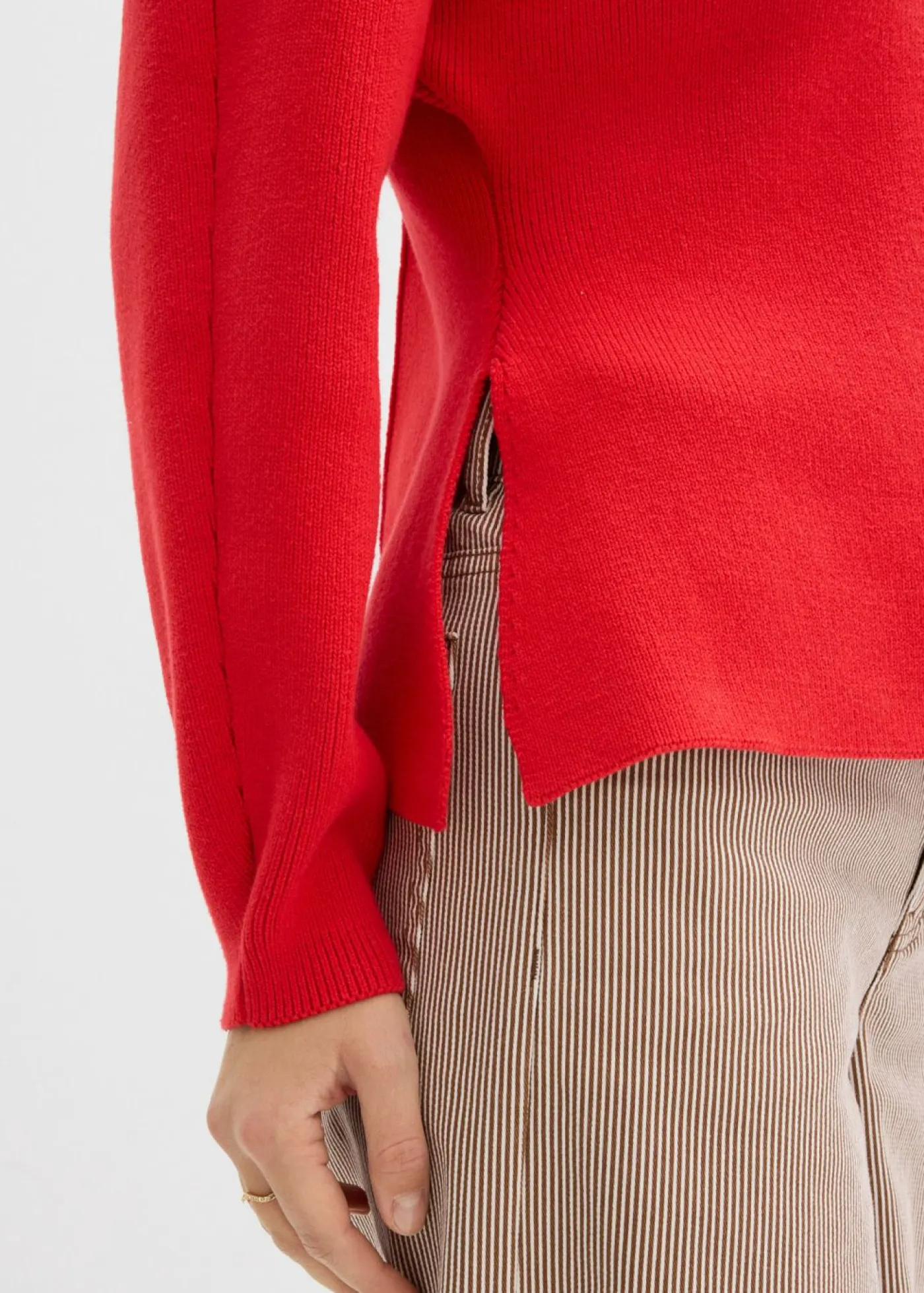 bonprix bonprix Jerséis|Ropa De Punto>Cárdigan de mezcla de algodón fresa