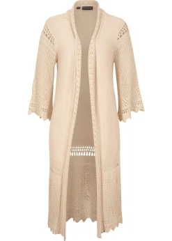 Mujer bonprix bonprix Cárdigan largo de ajour