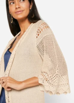 Mujer bonprix bonprix Cárdigan largo de ajour