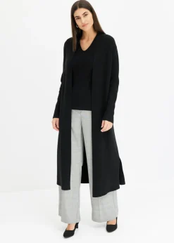 Mujer bonprix bonprix Cárdigan largo de punto con viscosa