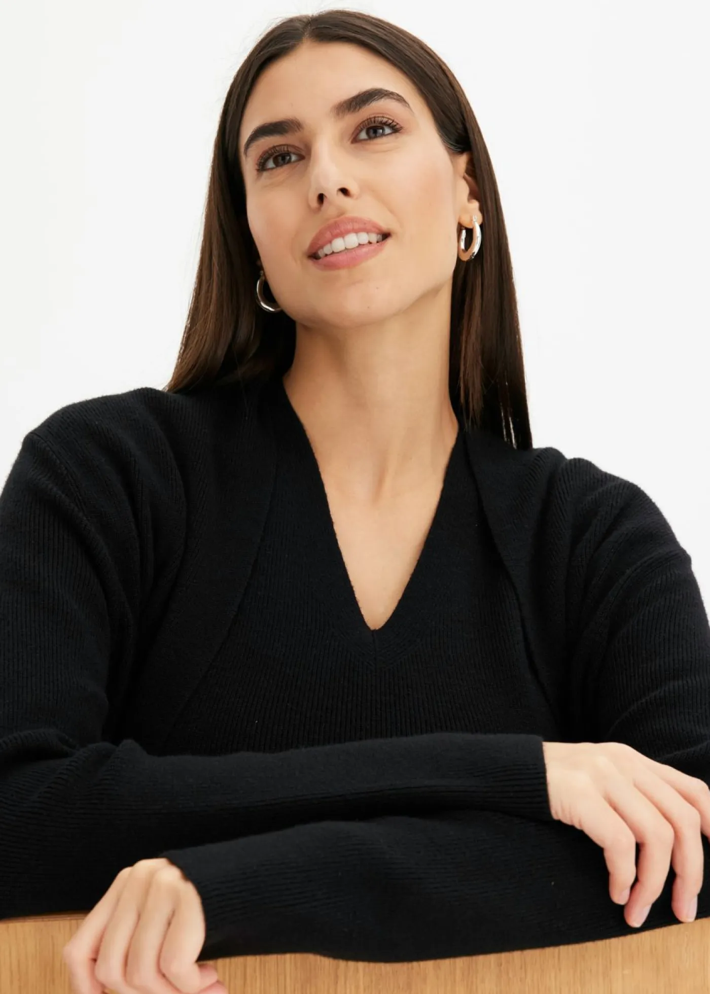 Mujer bonprix bonprix Cárdigan largo de punto con viscosa