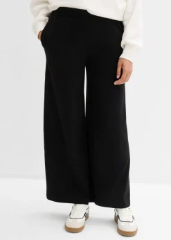 bonprix bonprix Básicos|Pantalones>Culotte de algodón orgánico puro Negro