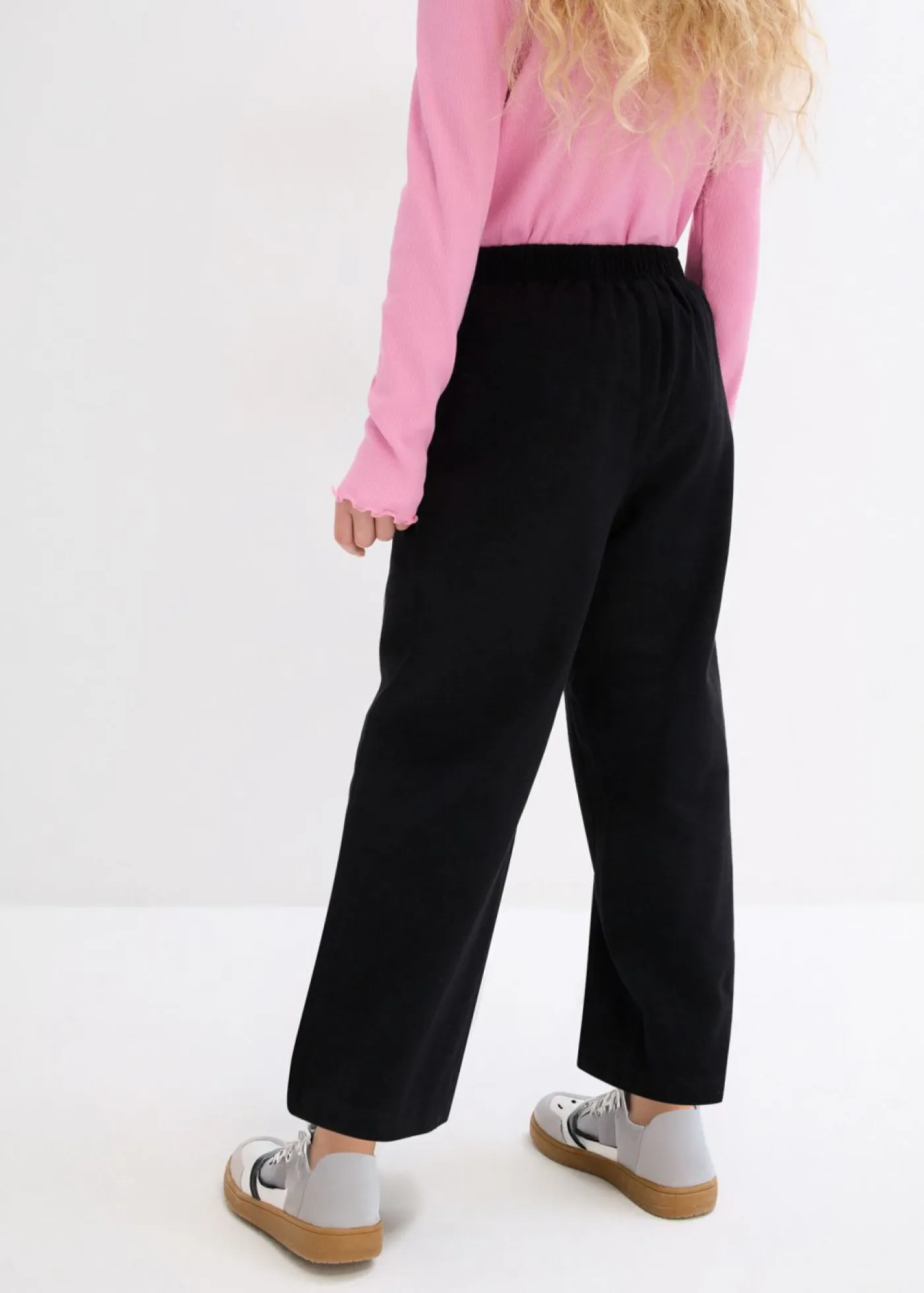 bonprix bonprix Ropa 9 A 16 Años·Pantalones Y Leggings|Ropa 9 A 16 Años·Novedades>Culotte de algodón orgánico con cinturilla elástica Negro