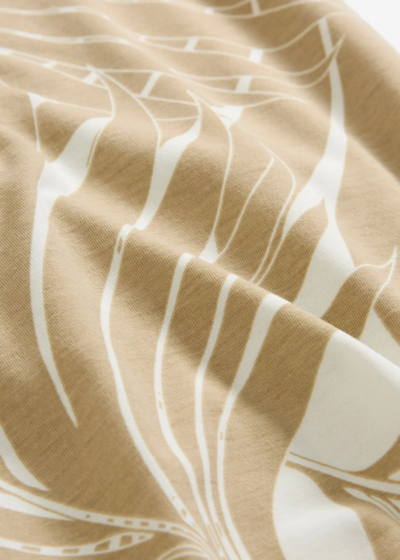 bonprix bonprix Pantalones>Culotte de mezcla de viscosa suave Blanco lana/beige nuevo estampado