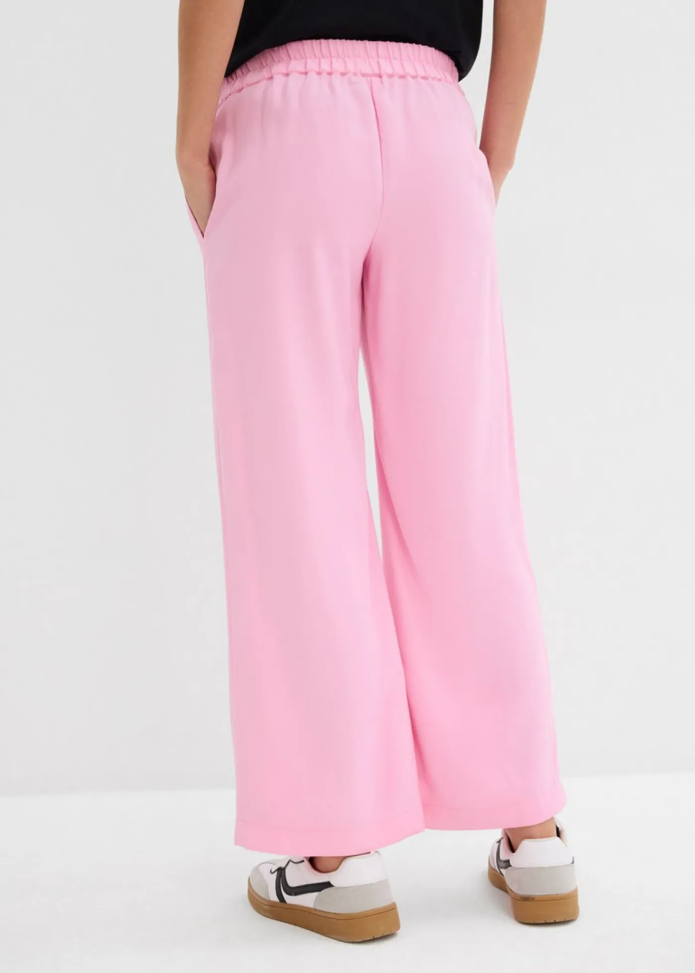 bonprix bonprix Pantalones>Culotte de mezcla de viscosa suave Rosa