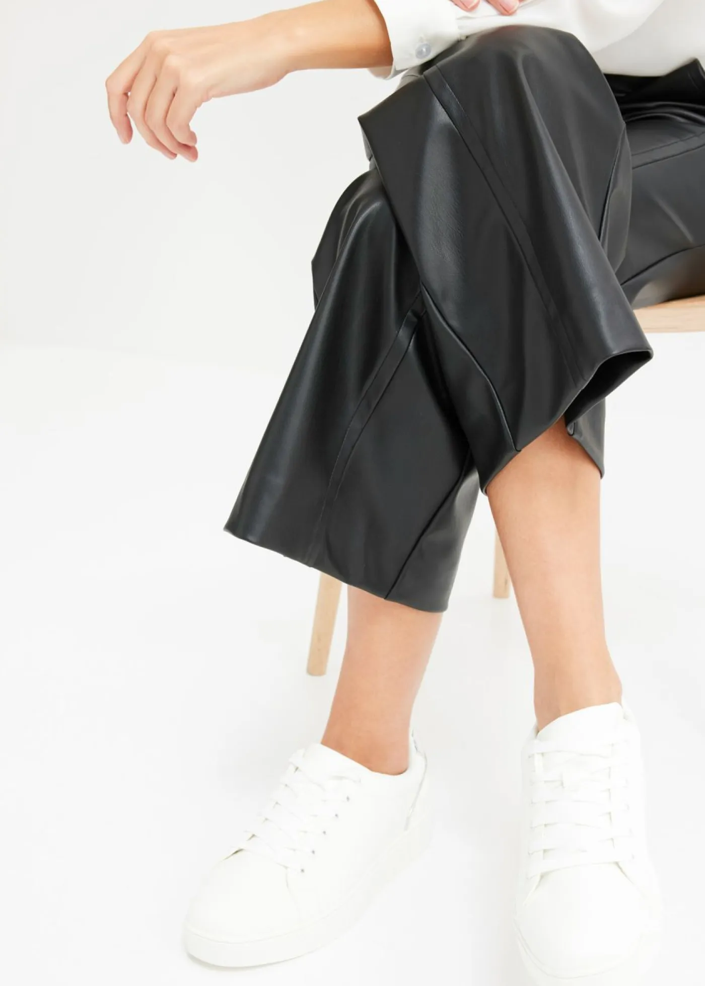 Mujer bonprix bonprix Culotte de piel sintética