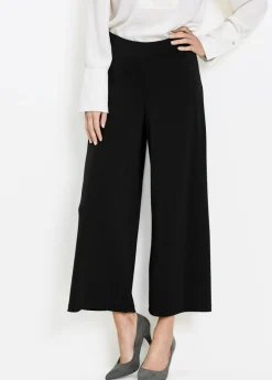 bonprix bonprix Pantalones>Culotte de punto Negro